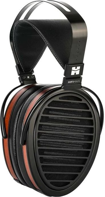 Kufje HiFiMAN Arya Organic, planar, me tela, ANC, të zeza me detaje druri
