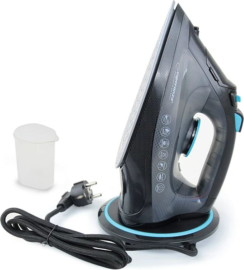 Hekur me avull Esperanza EHI010, 2600 W, pllaka qeramike, zi/gri