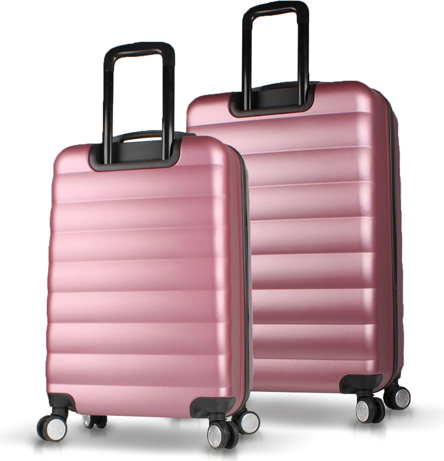 Set valixhesh (2 copë), ngjyrë rozë gold, Zoozie Bags, 6636