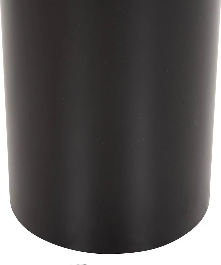 Tavolinë anësore e rrumbullakët CUTTY FH9723 metalike, ngjyrë e zezë dhe bronz antik, Φ51x55.5H cm