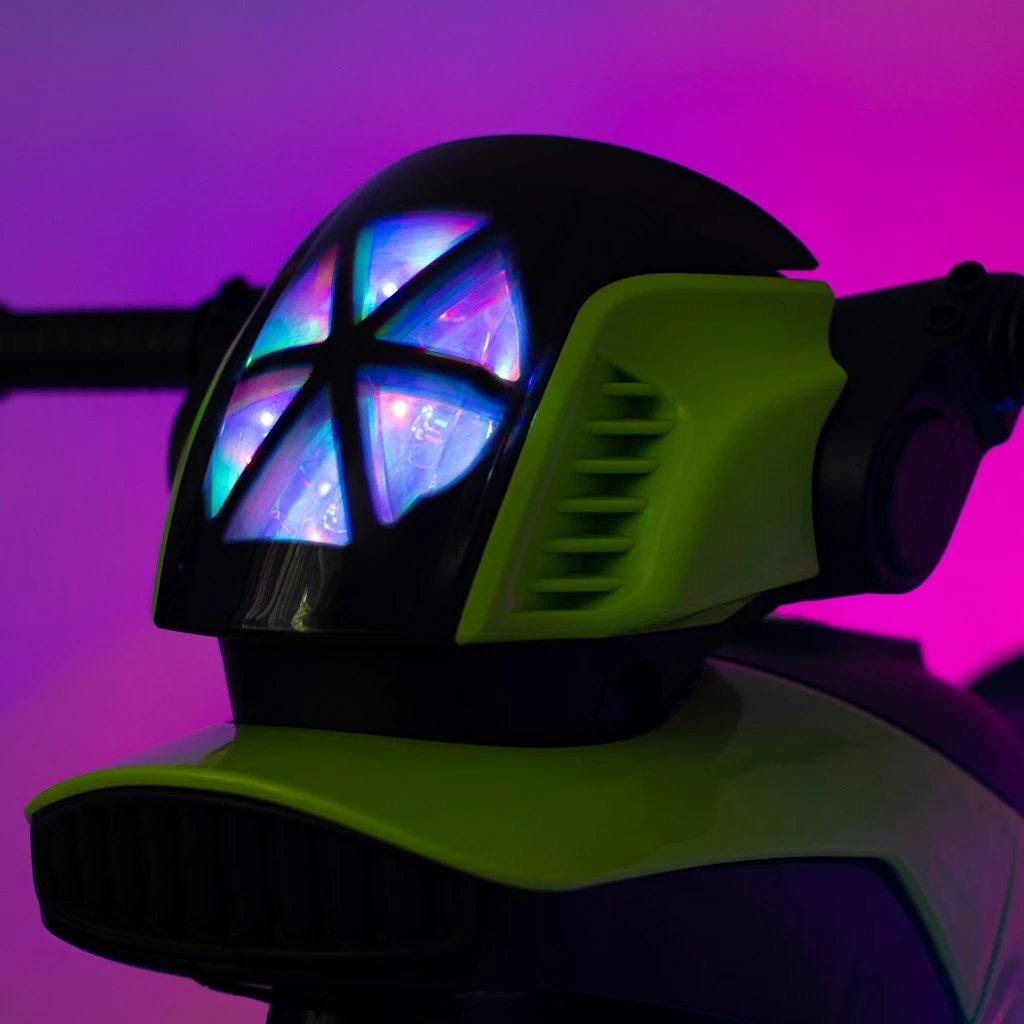 Motoçikletë elektrike për fëmijë, Baby Mix POLICE, 6V 7Ah, 2x24W, USB/MP3, LED, e bardhë