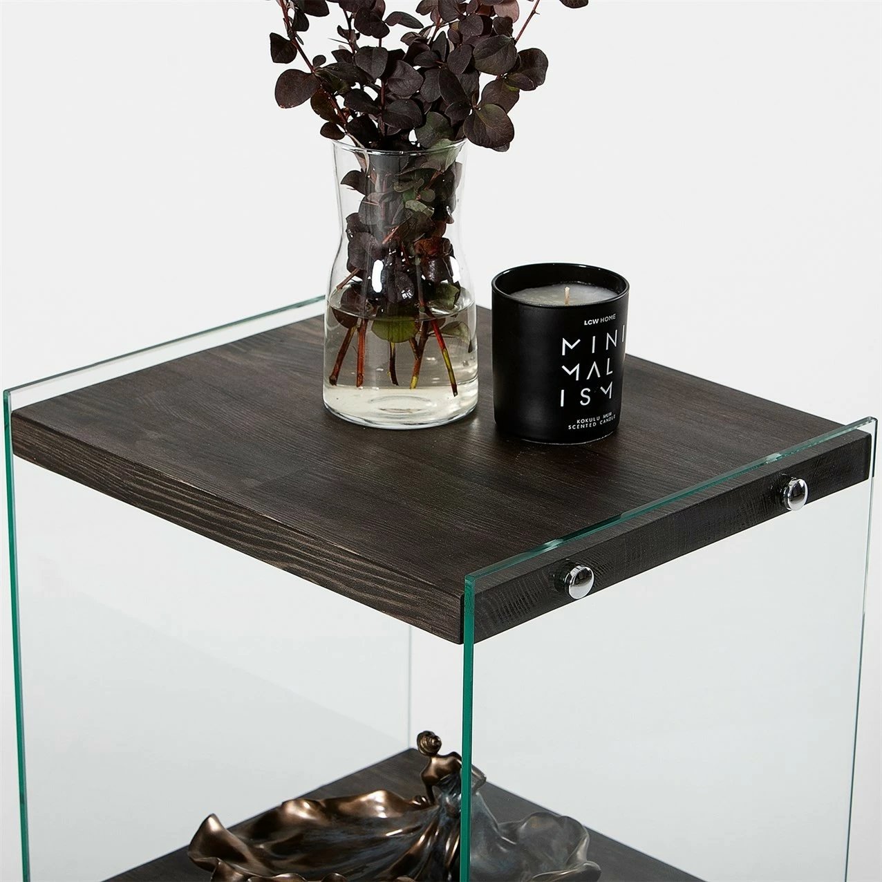 Raft librash Hanah Home, Aqua 2, ngjyrë antracit