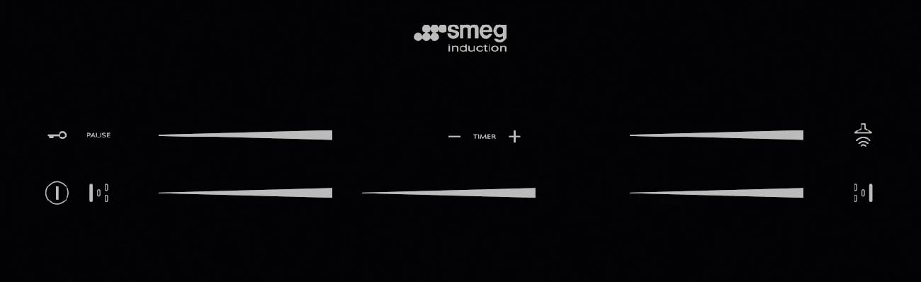 Pllakë gatimi me induksion SMEG SI2M7953D, 5 zona, 90 cm, e zezë