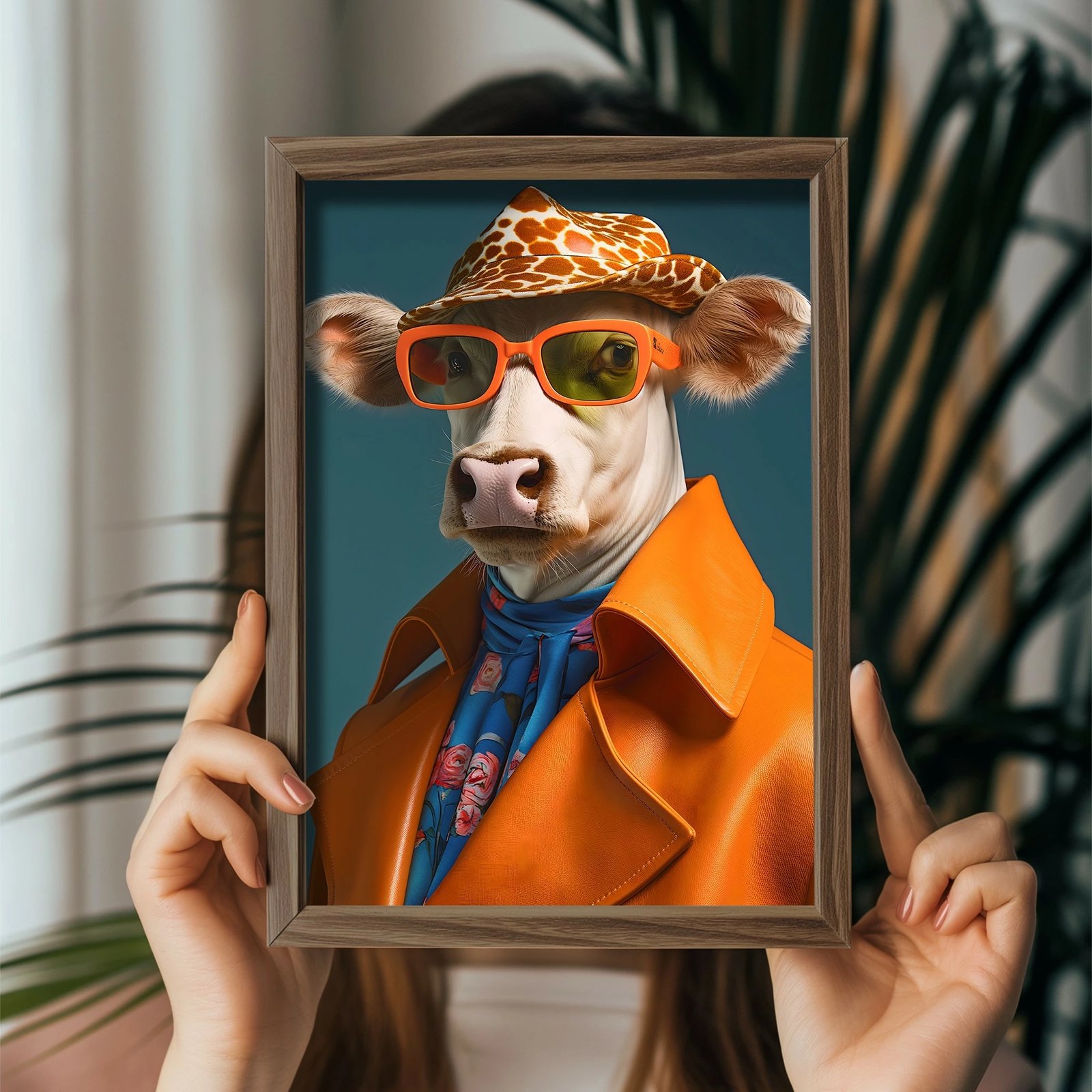 Pikturë dekorative me kornizë MDF, shumëngjyrëshe, Wallity GE143-L