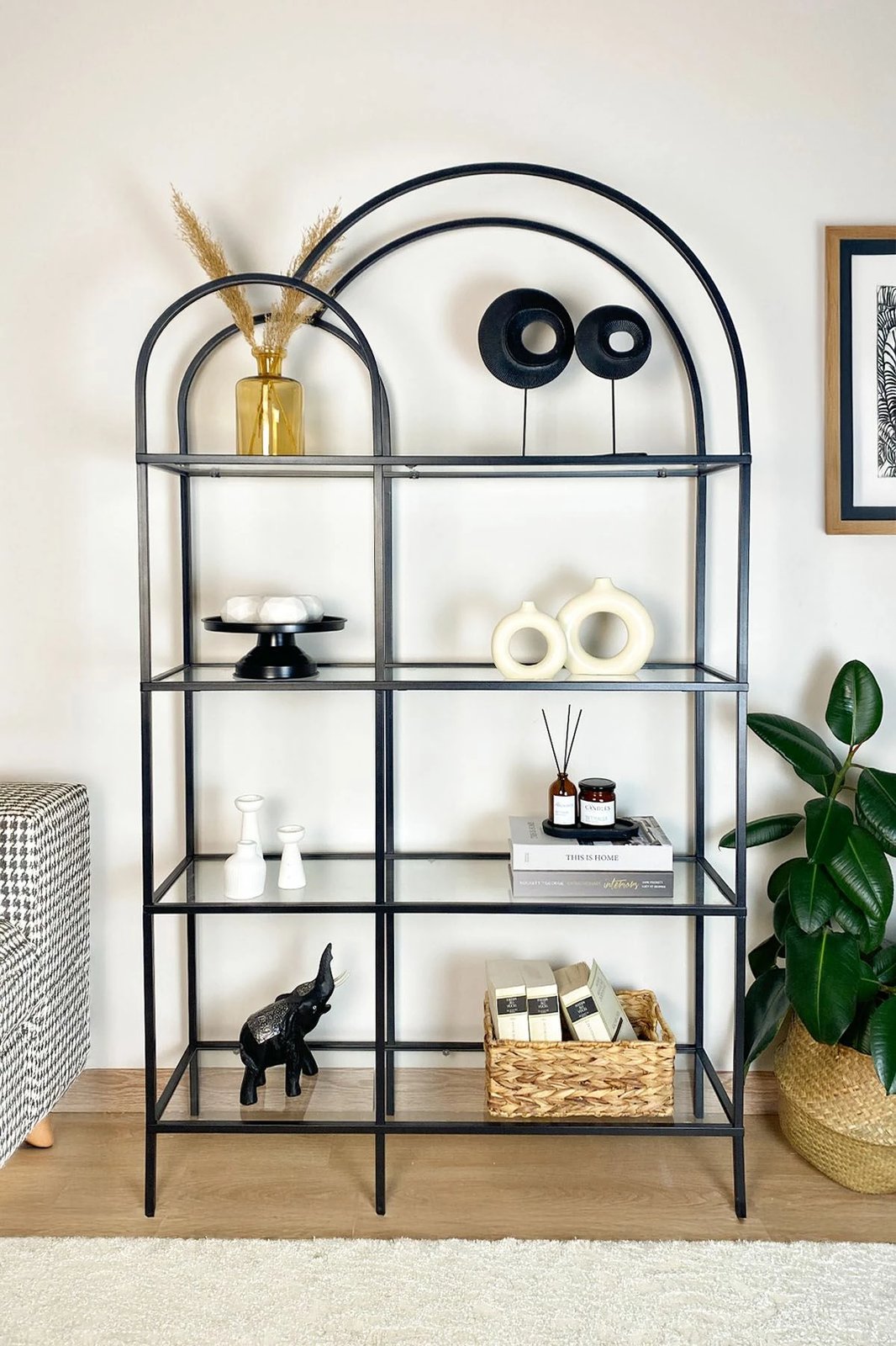 Raft librash Hanah Home, i zi, transparent, Twin