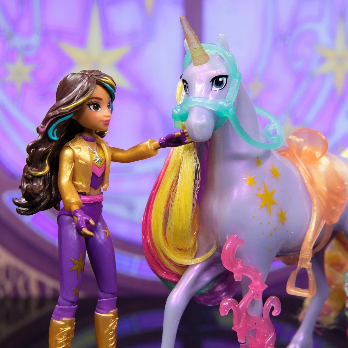 Set figurina Unicorn Academy Spin Master Sophia/Star, 11 cm + 12 cm, plastikë, për vajza