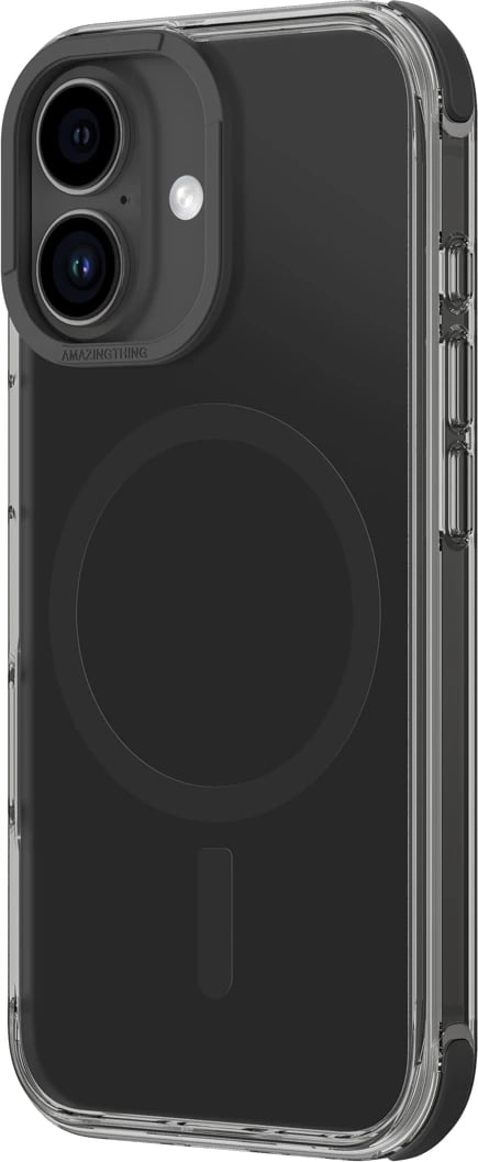 Mbështjellës AmazingThing Omni Mag Case për iPhone 16 Plus, i zi