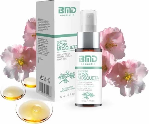 Vaj trëndafili për fytyrë dhe trup BMD Cosmetic Rosehip Oil 50ml uniseks