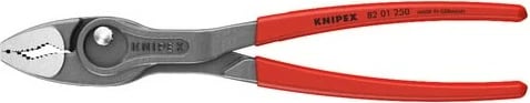 Pinca Knipex TwinGrip 250mm dorezë e kuqe
