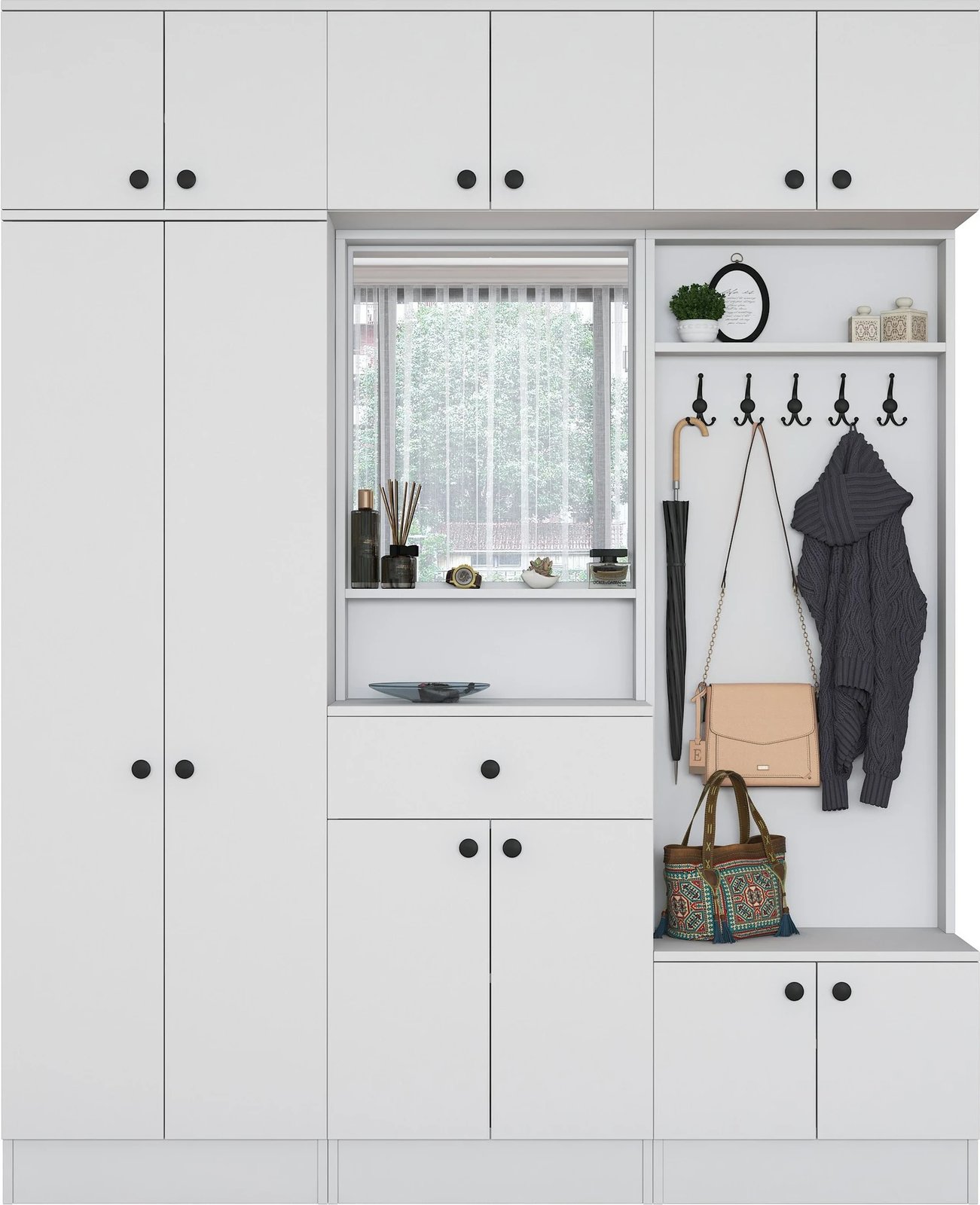 Stendë korridori Hanah Home, EA108 - 2570, e bardhë