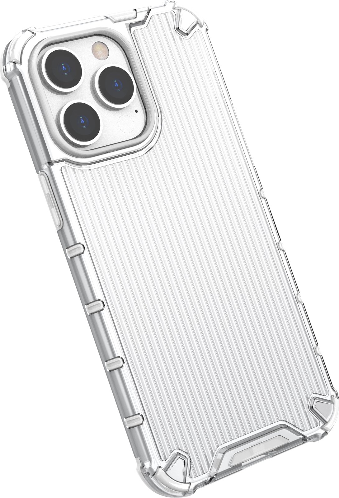 Mbështjellës Hurtel Ombre Protect Case për iPhone 14 Pro, rozë-kaltër