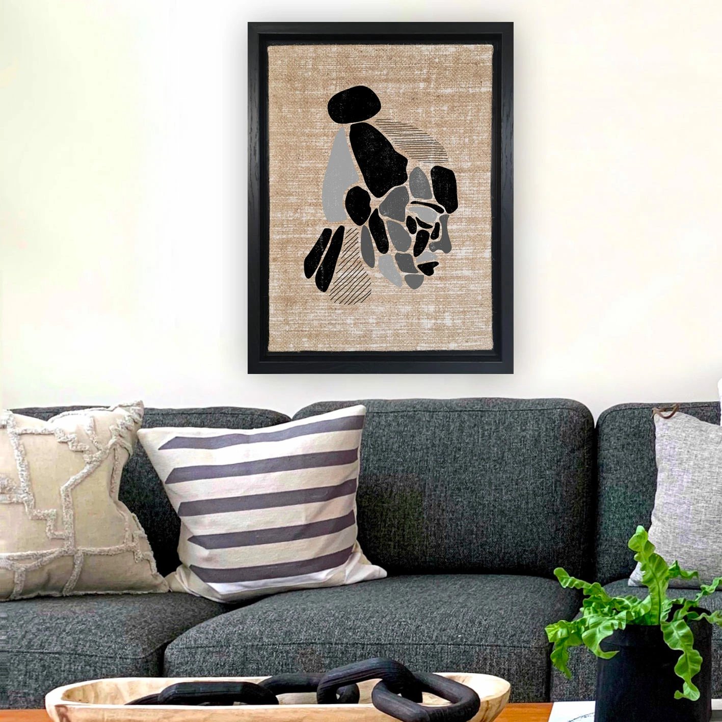 Pikturë dekorative në kanavacë, shumëngjyrëshe, Wallity LSJ51927857011 - 4666, 46x66cm