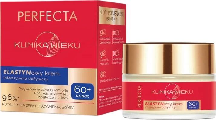 Krem nate për femra Perfecta Elastic Age Clinic Intensive Nourishing Night Cream 60+, 50ml