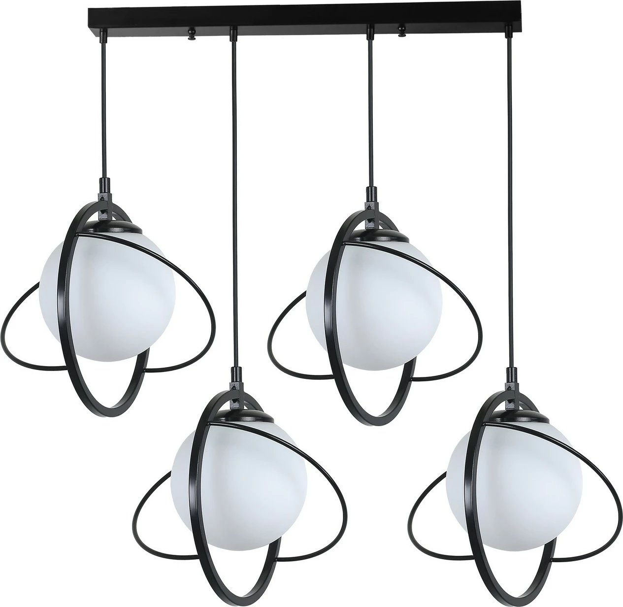 Llambë tavani Opviq, 8773-7, metal, e zezë dhe e bardhë