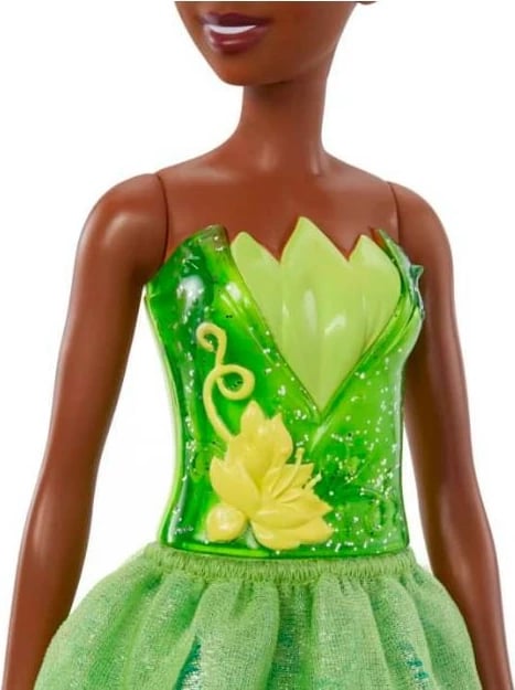 Kukull Disney Princess Tiana Mattel HLW02/HLW04, e gjelbër