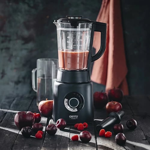 Blender, Camry, CR 4089, 1.7L gotë qelqi, 23000 RPM, 2000W, 3 programe, e zezë mat