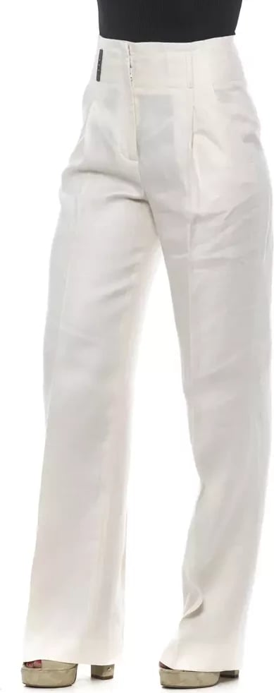 Pantallona për femra Peserico, të bardha