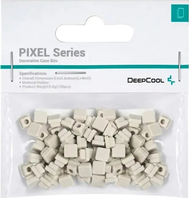 Set aksesorë dekorativë për kasë DeepCool PIXEL, 100 copë, Gri