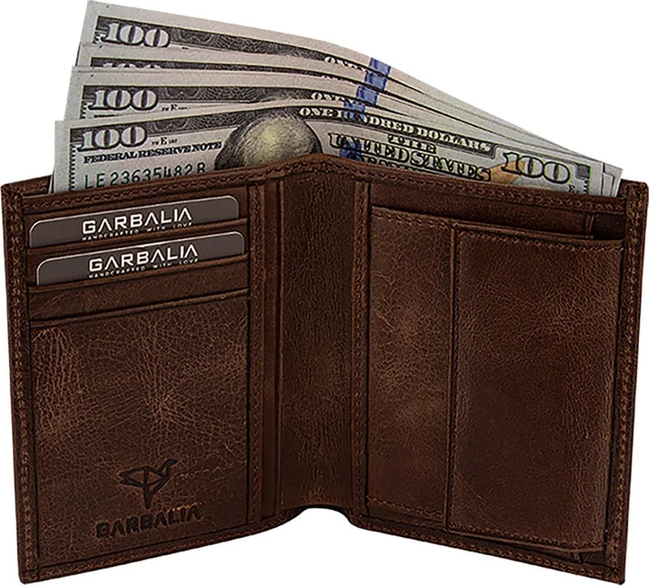 Portofol për meshkuj, lëkurë natyrale, ngjyrë kafe, Zoozie Bags Denvercrazy