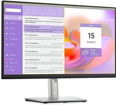 Monitor Dell P2422HE, 24", 60Hz, i zi/ argjend
