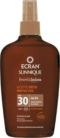 Vaj i thatë mbrojtës nga dielli Ecran Sunnique Silky Mist SPF30, 100ml unisex