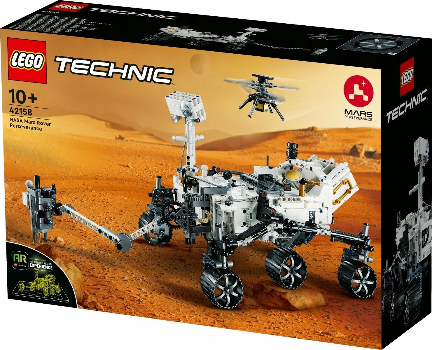 Set ndërtimi LEGO Technic 42158 NASA Mars Rover Perseverance me helikopter Ingenuity, për fëmijë 10+