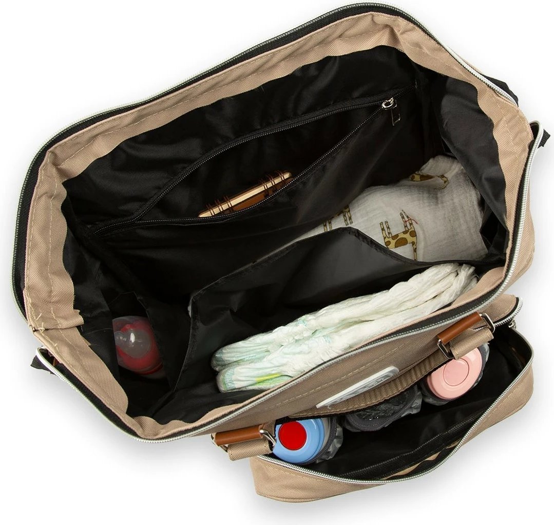 Çantë për pelena, Zoozie Bags, ngjyrë mink, 5163 - 62041