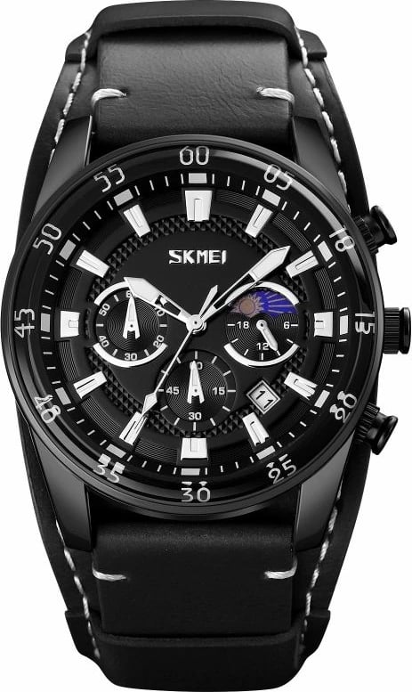 Orë dore për meshkuj Skmei, e zezë