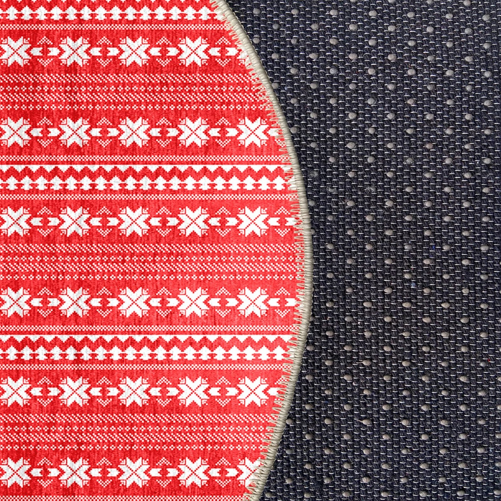 Qilim rrumbullak, shumëngjyrësh, Conceptum Hypnose, Woobtny0317, 110x110cm