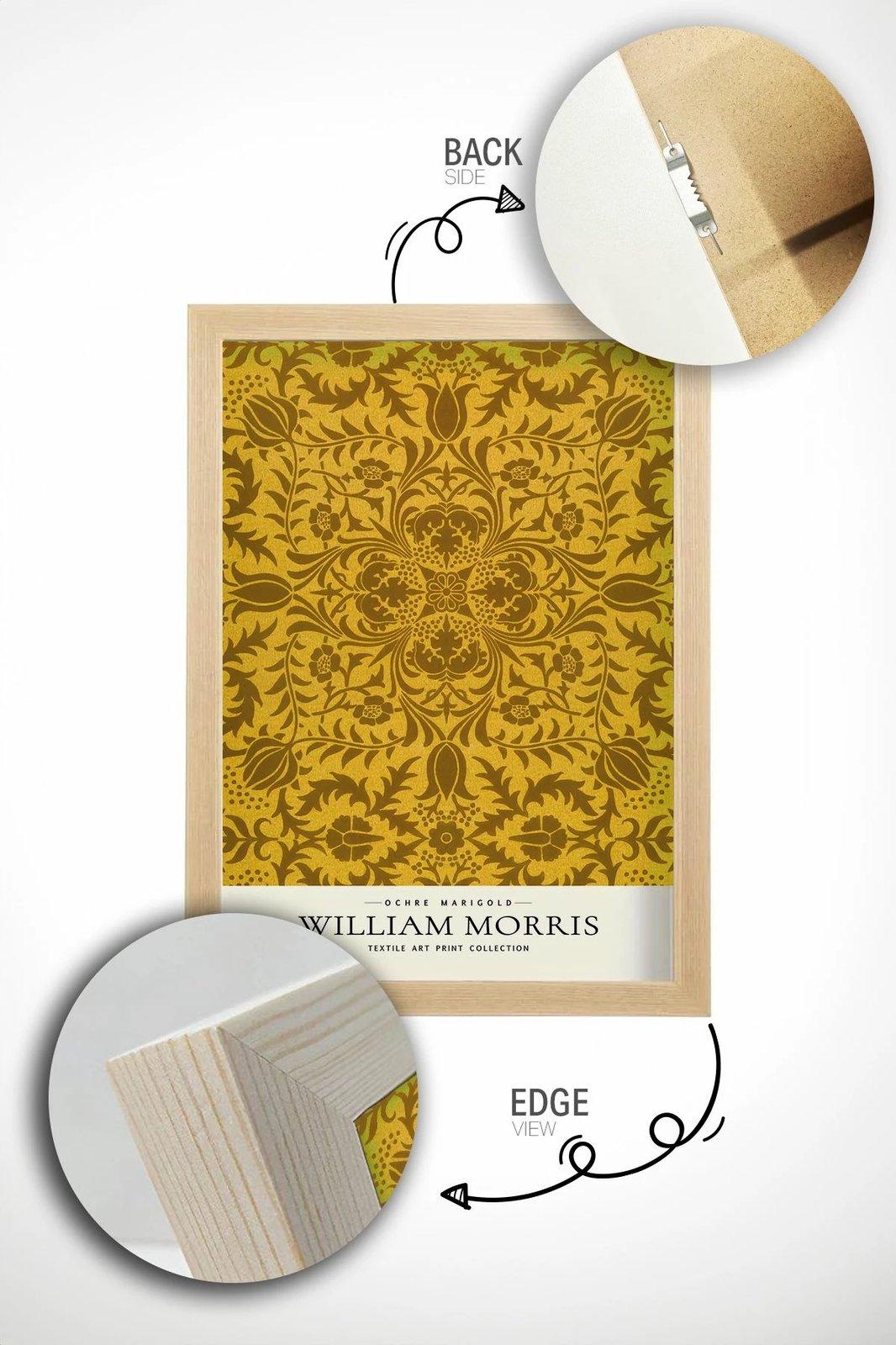 Pikturë dekorative me kornizë, Wallity, Lmnmdl36, shumëngjyrëshe, 33x48cm