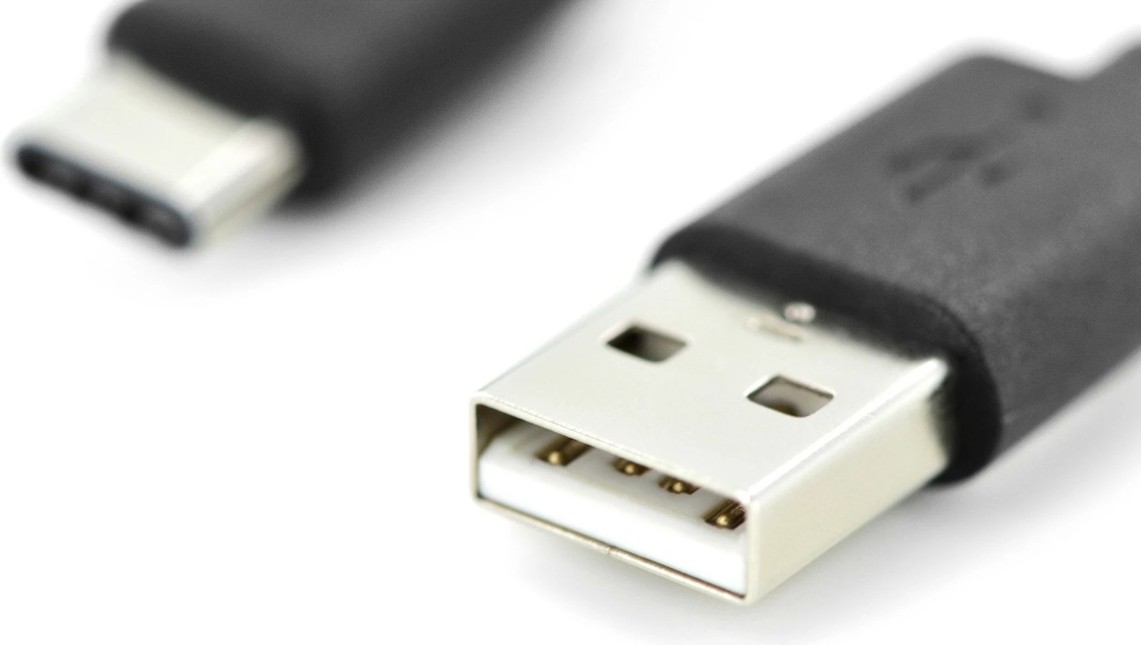 Kabëll USB Digitus Type-C në USB-A, 1.8m, USB 2.0, i zi
