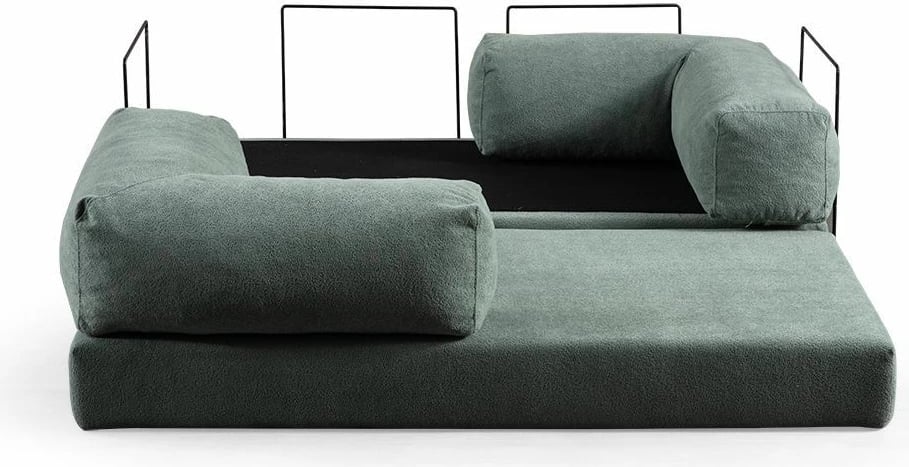 Divan-krevat dy ulëshe, ngjyrë e gjelbër, Atelier del Sofa, Via Con