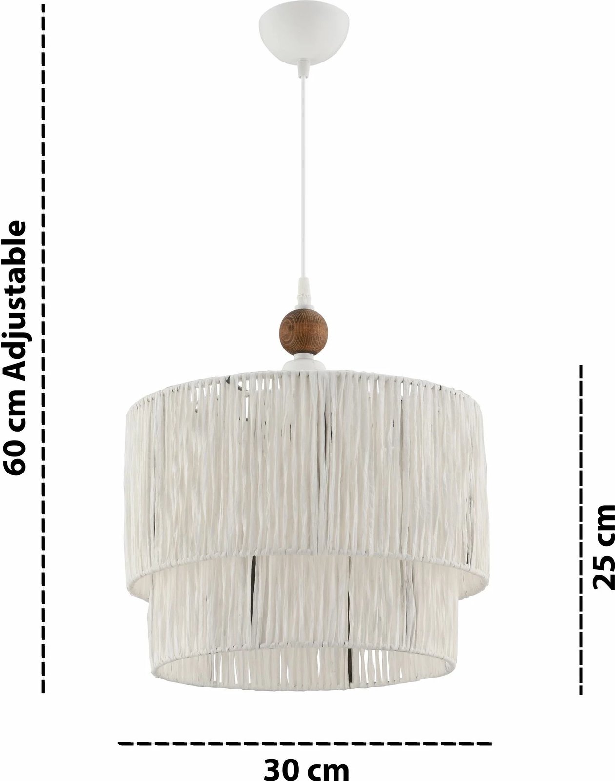 Llambë tavani Opviq, Vnoreny W, e bardhë, kafe