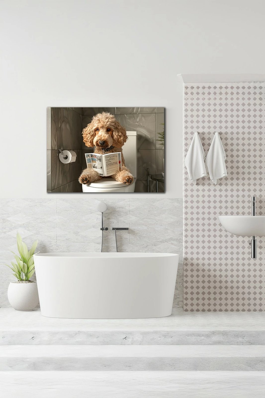 Pikturë dekorative në kanavacë, shumëngjyrëshe, Wallity, Ersyaıhyvn33, 70x100cm