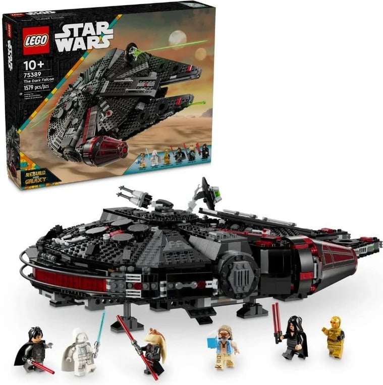 Set ndërtimi LEGO Star Wars Dark Millennium Falcon 75389, 1579 pjesë, për fëmijë 10+ Set ndërtimi LEGO Star Wars Dark Millennium Falcon 75389, 1579 pjesë, për fëmijë 10+