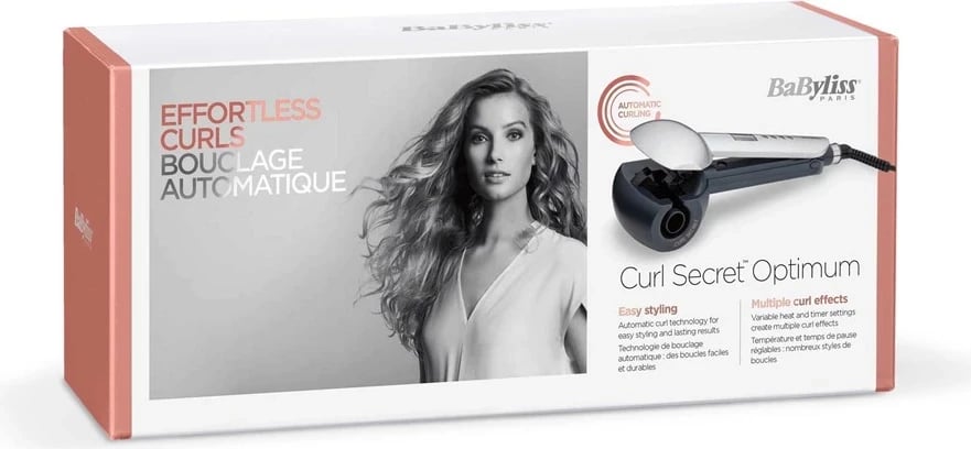 Hekur për kaçurrela BaByliss Curl Secret Optimum, i zi