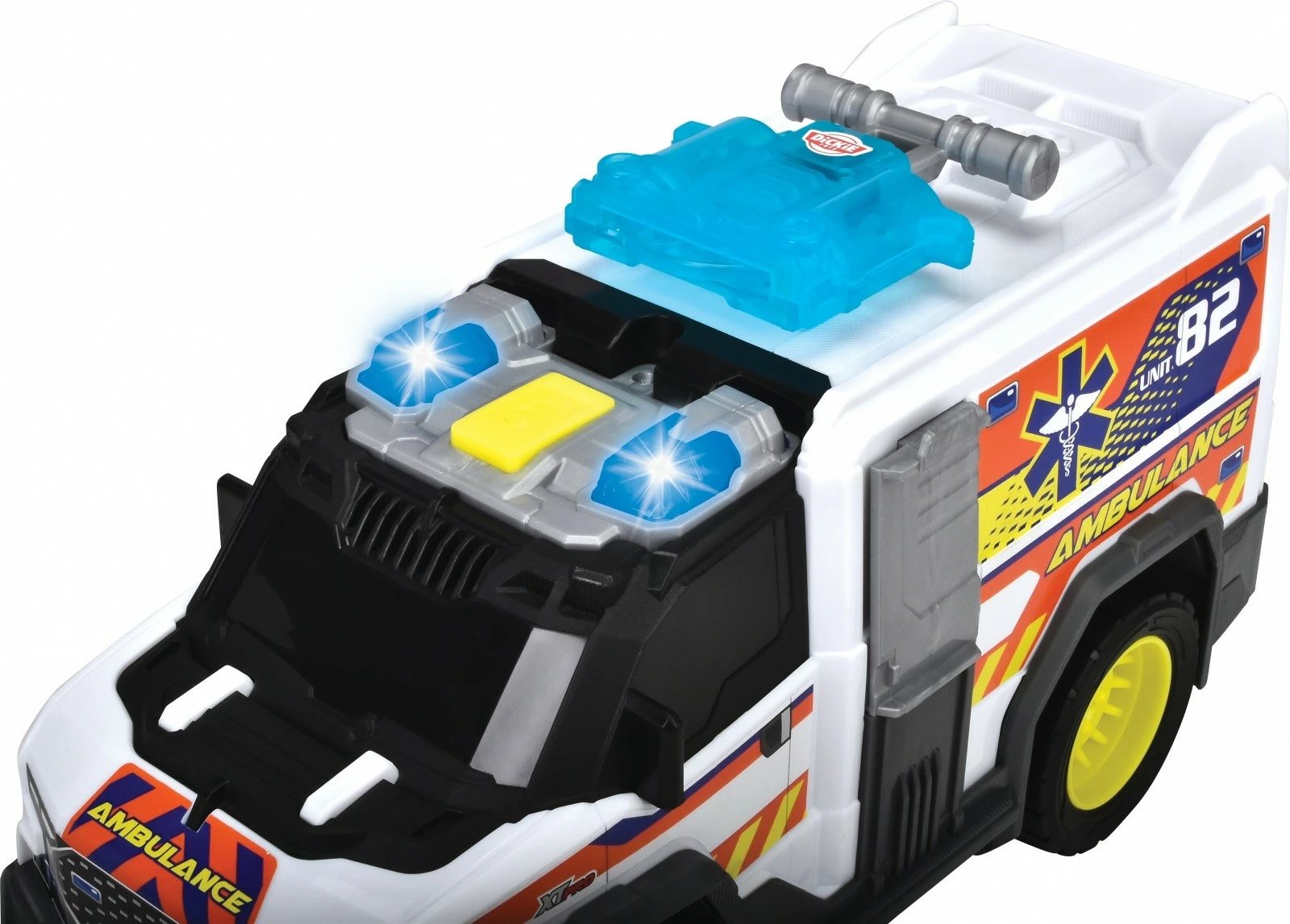 Lodër ambulancë Dickie A.S., 30 cm, shumëngjyrëshe