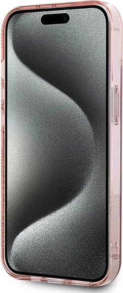 Mbështjellës Karl Lagerfeld IML Choupette Head & Monogram për iPhone 13, rozë