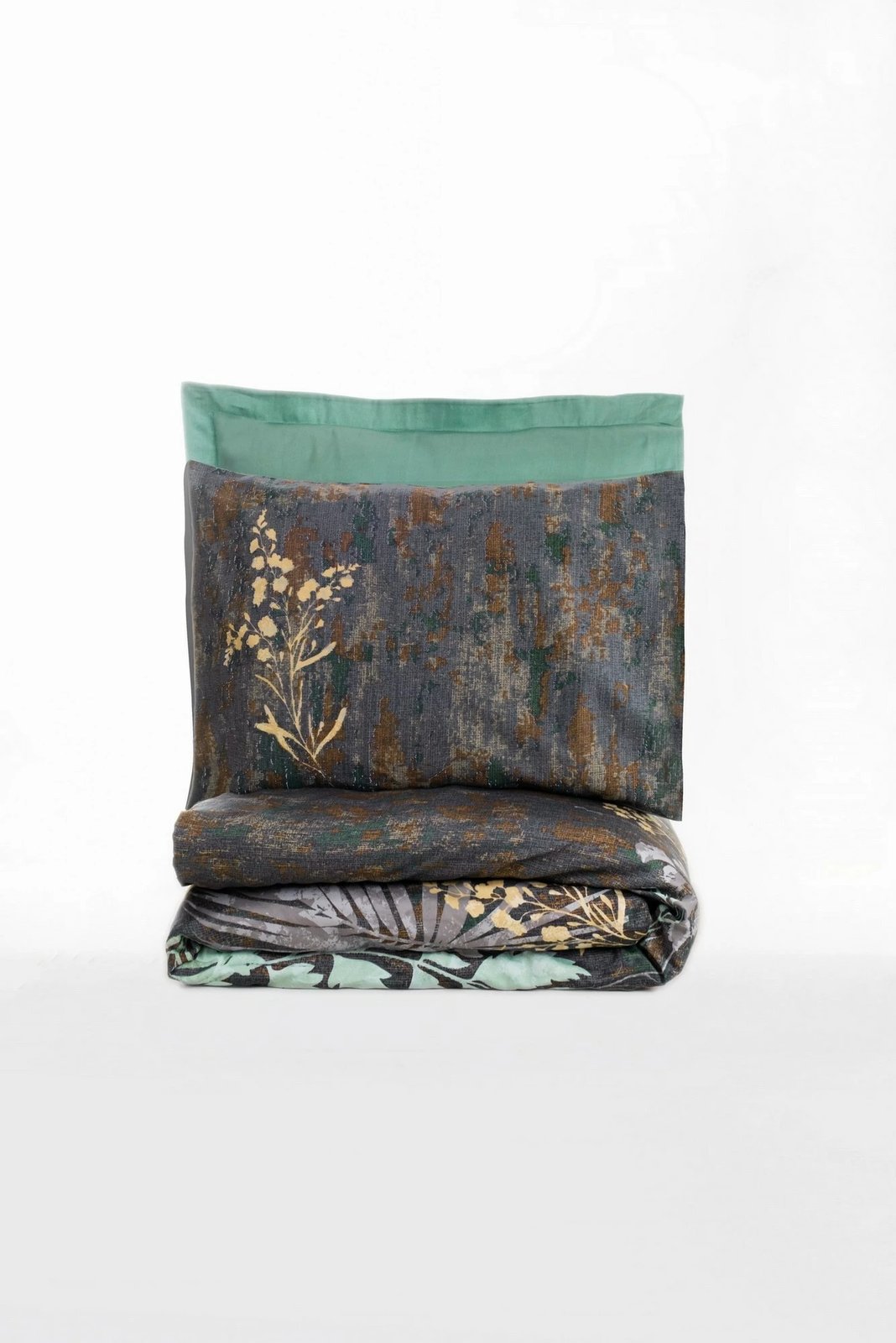 Set mbulesë për jorgan super king, satin, ngjyrë mint, anthracite, kafe, L'Essentiel Linge de Maison