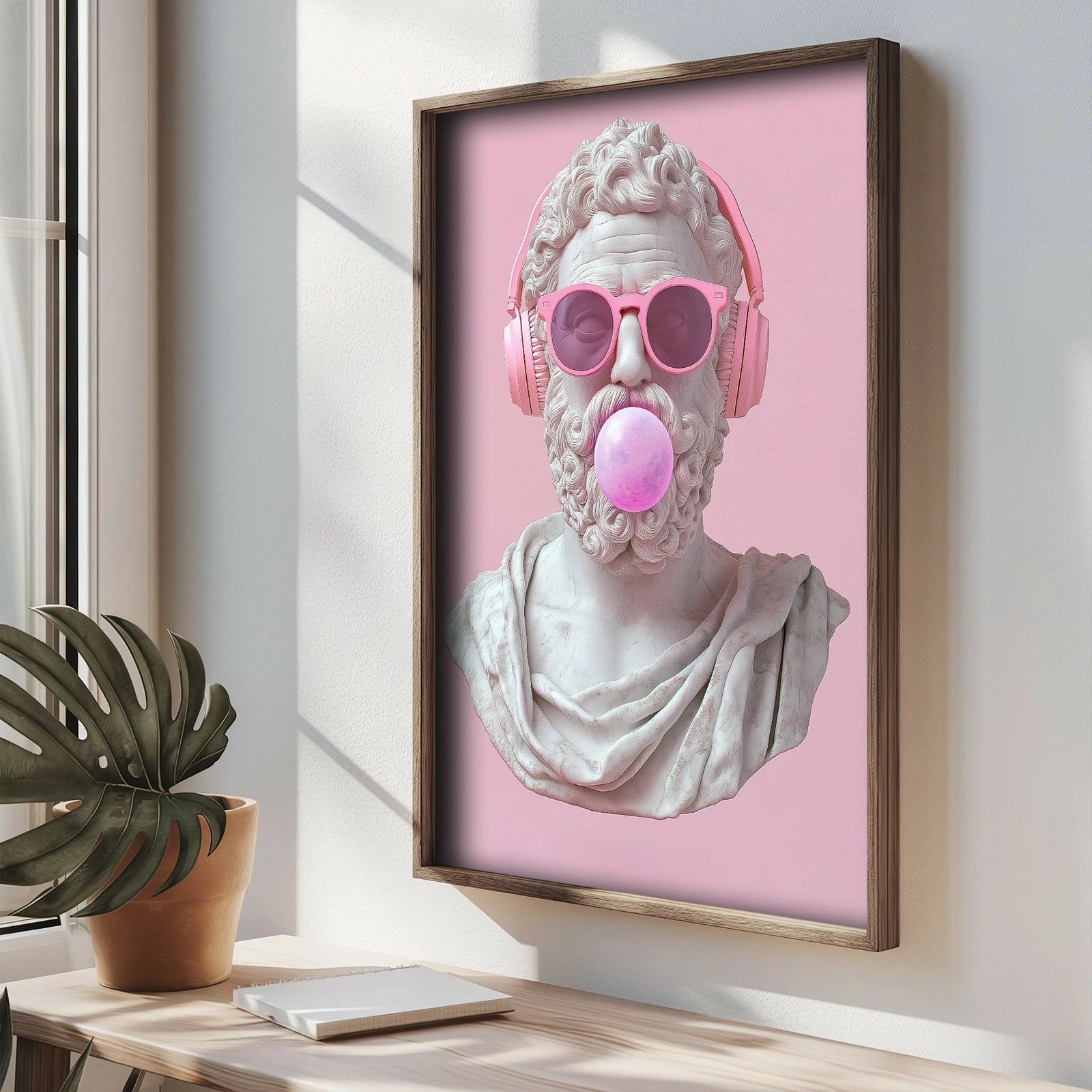 Pikturë dekorative me kornizë MDF, shumëngjyrëshe, TUN056-L