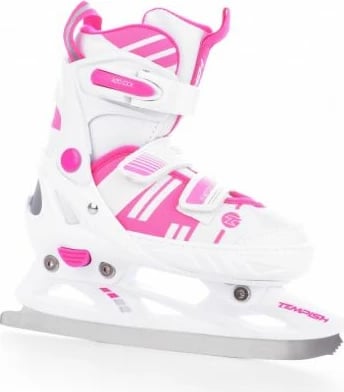 Rollera/Patina për vajza Tempish, të bardha dhe rozë