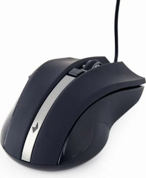 Maus, Gembird, MUS-GU-02, USB me kabllo 1.8 m, sensor G-laser 800-2400 DPI, 6 butona, dorë e djathtë, e zezë