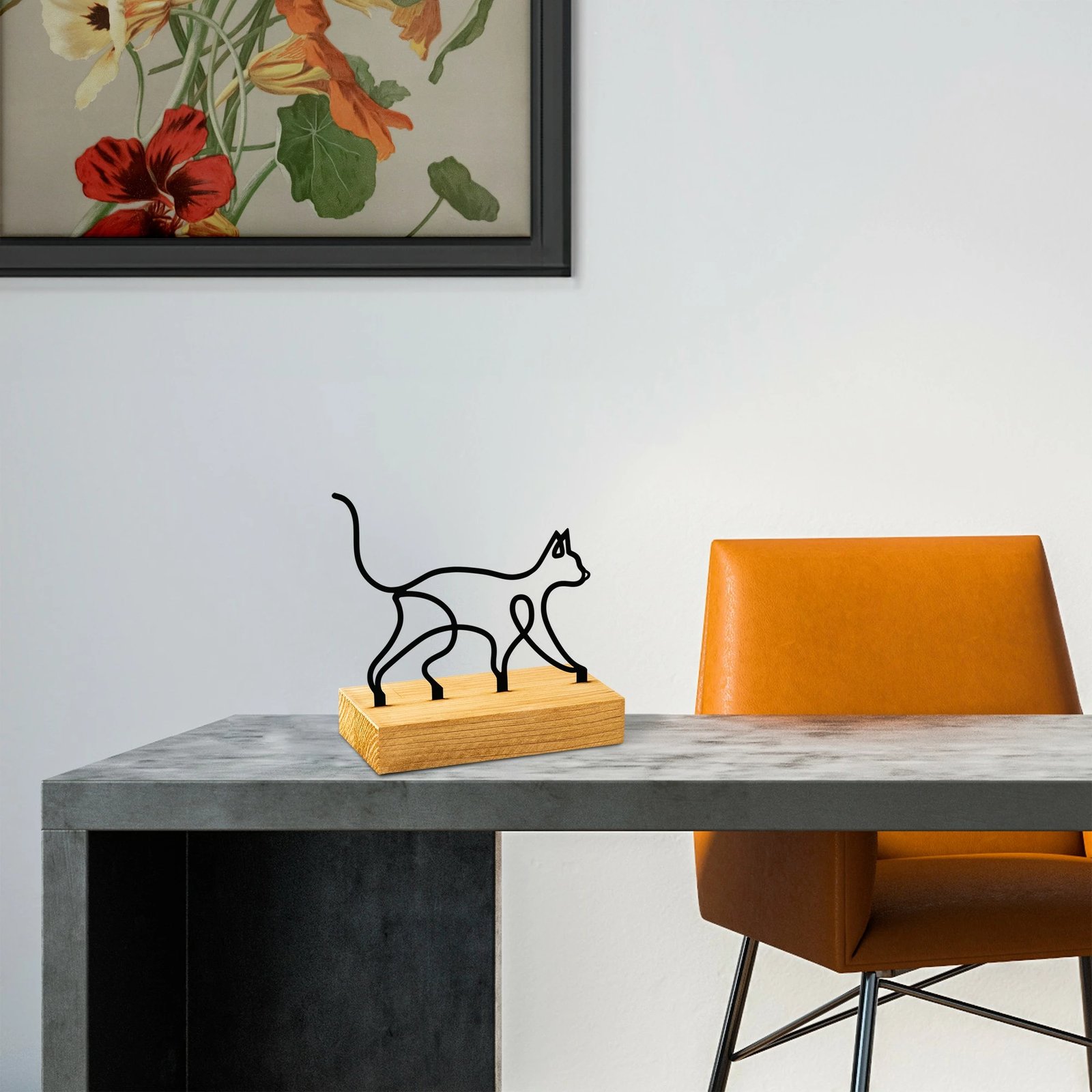 Objekt dekorativ Aberto Design, Meow, i zi
