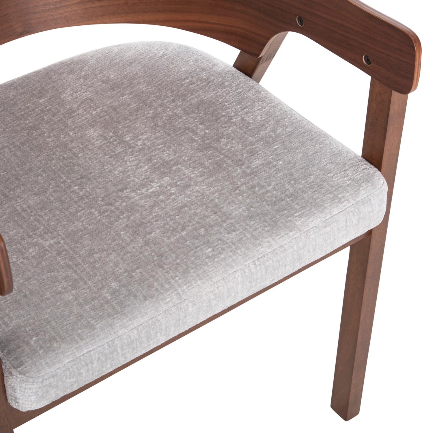 Karrige për ngrënie NERO FH9972 dru gome ngjyrë arre-gri, set prej 2 copë