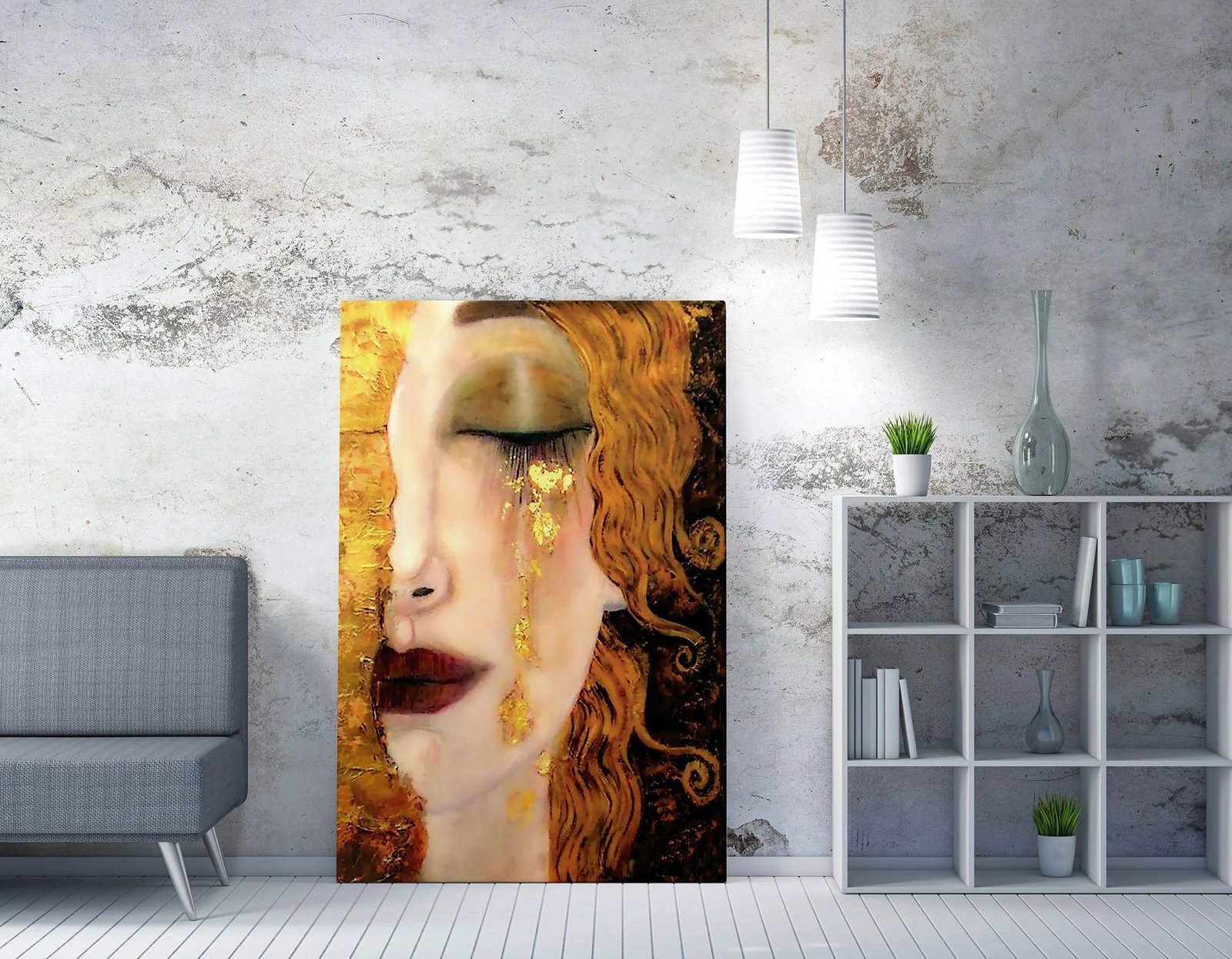 Pikturë dekorative në kanavacë, Wallity WY142, shumëngjyrëshe, 70x100cm