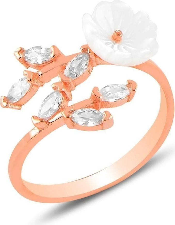 Unazë argjendi Jumeon, ngjyrë ari rozë, SGTL12292