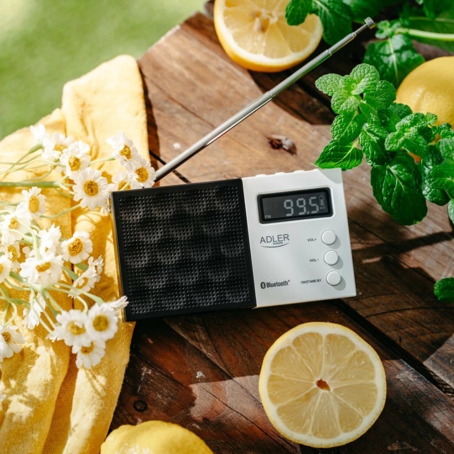 Radio digjitale Adler AD1908 me Bluetooth, USB/SD, e zezë/bardhë Radio digjitale Adler AD1908 me Bluetooth, USB/SD, e zezë/bardhë