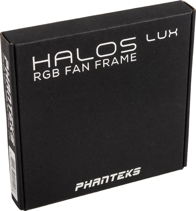 Ramkë për Maus Phanteks Halos Lux, 140mm, RGB-LED, prej aluminiumi - e zezë
