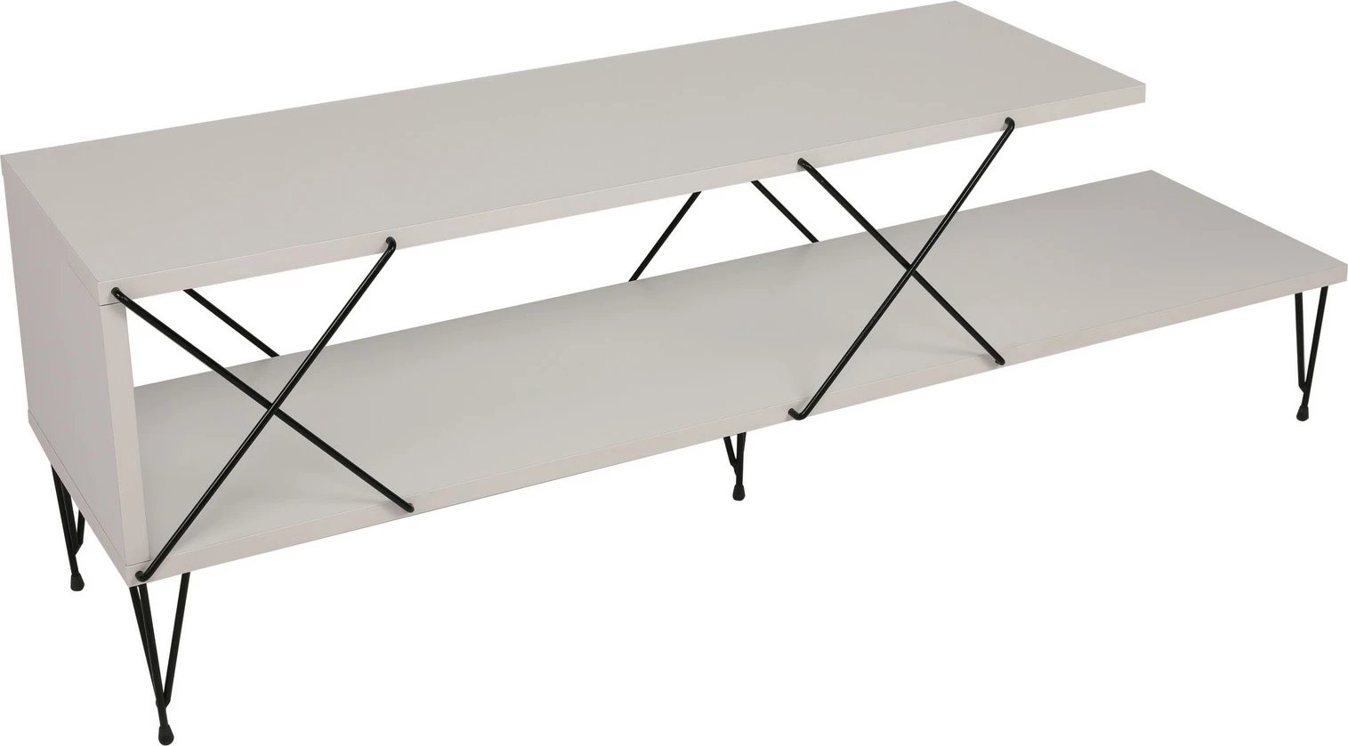 Mbajtës TV Hanah Home, Street, ngjyrë e bardhë