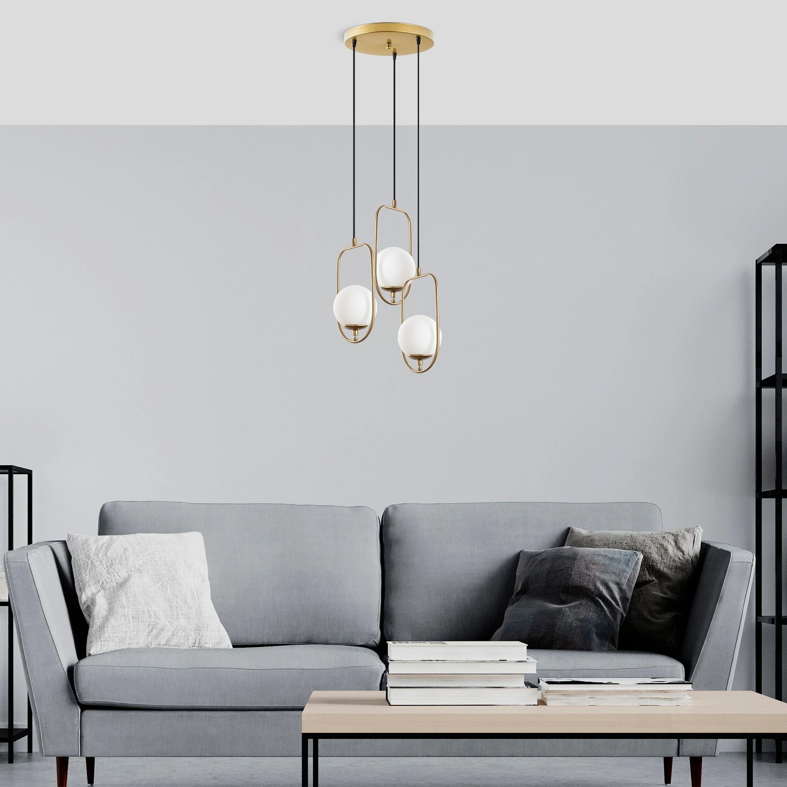 Llambë tavani Opviq, Skew, ngjyrë ari, 55x185cm